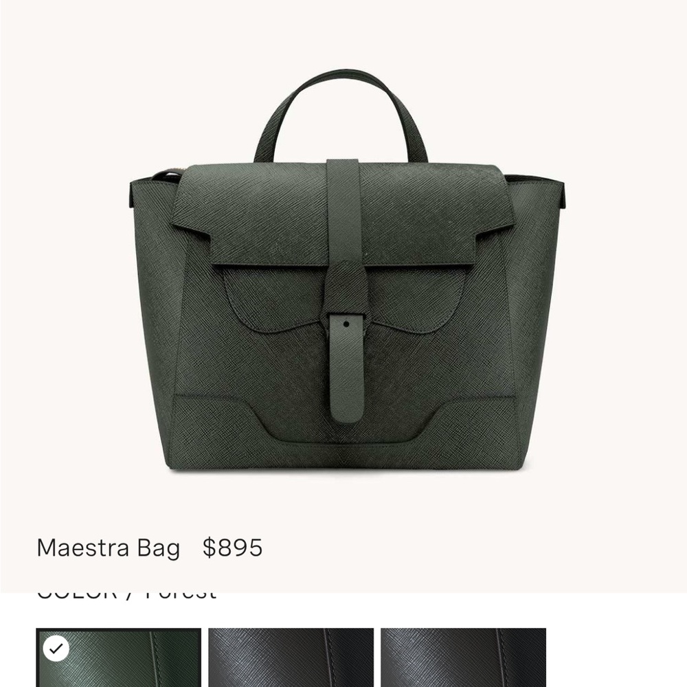 Senreve Maestra Bag Forest Green